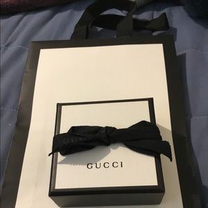 Authentic Gucci Small Jewelry Box & Ribbon